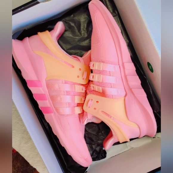Adidas Women's Original EQT Support AVD Coral n Peach Shoes - Picture 1 of 14